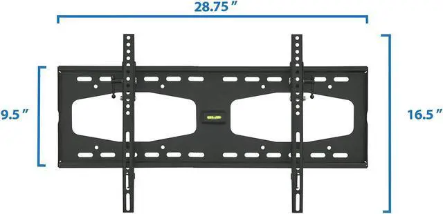 Alt view image 7 of 13 - Mount-It! TV Wall Mount with Tilt for 32" to 55" Flat Screen Displays (MI-1131L)