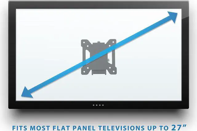 Alt view image 2 of 18 - Mount-It! Tilting TV Wall Mount 13-32" Displays (MI-203T)