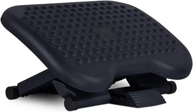 Alt view image 2 of 14 - Mount-It! Ergonomic Footrest - Adjustable Height & Angle