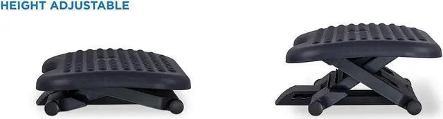 Alt view image 7 of 14 - Mount-It! Ergonomic Footrest - Adjustable Height & Angle