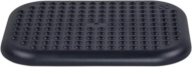 Alt view image 4 of 14 - Mount-It! Ergonomic Foot Rest Under Desk | Adjustable Tilt Footrest with Textured Massage Surface |  Black