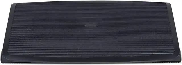 Alt view image 3 of 16 - Mount-It! Adjustable Ergonomic Foot Rest - Black