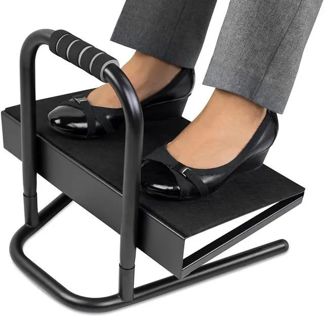 Alt view image 2 of 14 - Mount-It! Adjustable Foot Rest w/ Six Height Settings | MI-7807