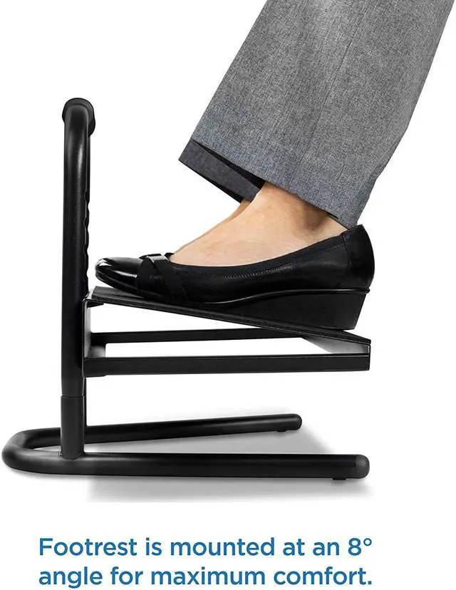 Alt view image 3 of 14 - Mount-It! Adjustable Foot Rest w/ Six Height Settings | MI-7807