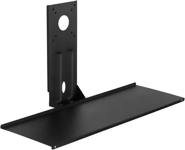 Alt view image 2 of 7 - Mount-It! Monitor and Keyboard Wall Mount Standing Workstation | 26 Inch Wide Platform