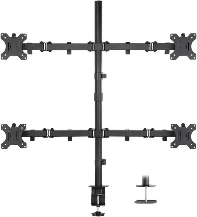 Main image of Mount-It! Quad Monitor Mount | Fits Up to 32" Screens | 4 Screen Desk Stand