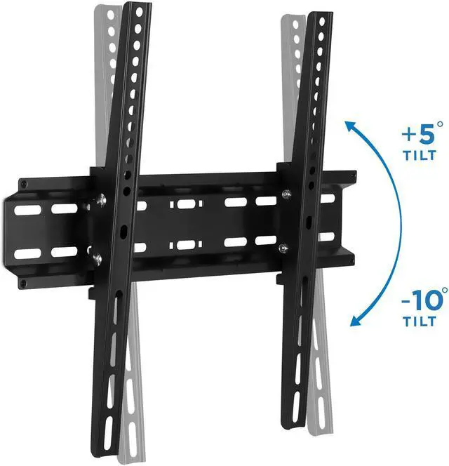 Alt view image 4 of 12 - Mount-lt! Tilting TV Mount | Fits 32"-50" TVs | Low Profile