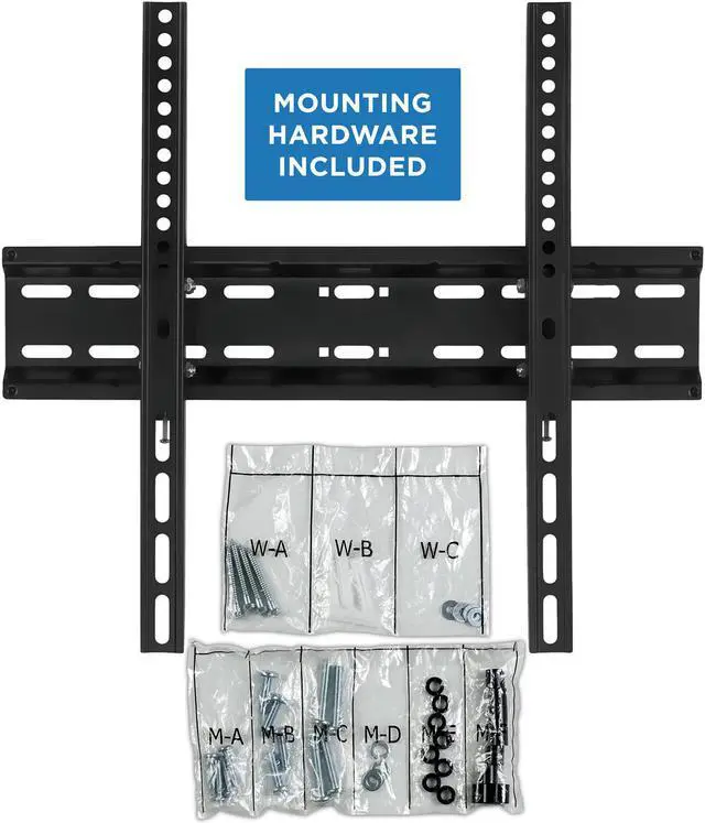 Alt view image 5 of 12 - Mount-lt! Tilting TV Mount | Fits 32"-50" TVs | Low Profile