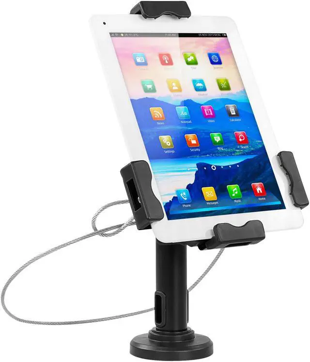 Main image of Mount-It! Secure Universal Tablet POS Kiosk with Wall Bracket Add-on | Fits iPad 7.9"- 10.5" Tablets