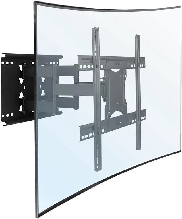 Alt view image 3 of 14 - Mount-It! Articulating Wall TV Mount 132 Lbs. Max. (MI-385)