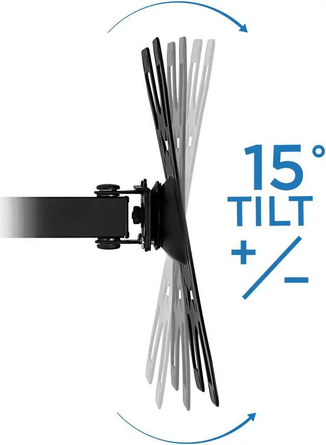 Alt view image 5 of 7 - Mount-It! TV Wall Mount | Fits 23"-43" Flat Screen TVs | Full Motion Bracket