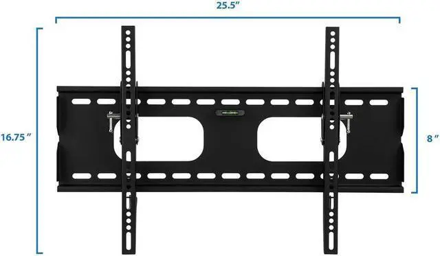 Alt view image 5 of 20 - Mount-It! Tilting TV Mount | Fits 32"-60" TVs | Max VESA 600x400 Wall Bracket