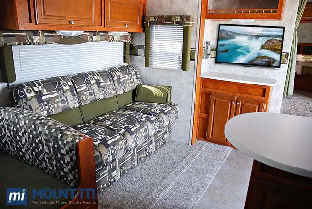 Alt view image 5 of 7 - Mount-It! RV Swivel TV Mount Specifically | Fits 23" to 42" TVs | RV or Mobile Home Use