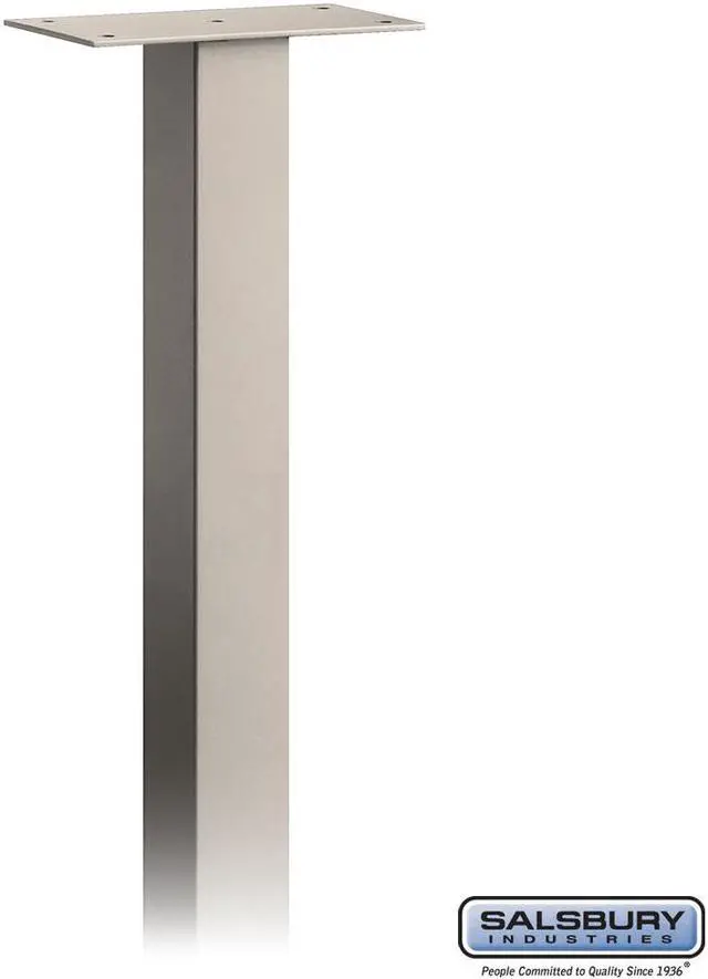 Alt view image 2 of 7 - SALSBURY INDUSTRIES 4895BLK Post, Black, Powder Coated, In Ground, -