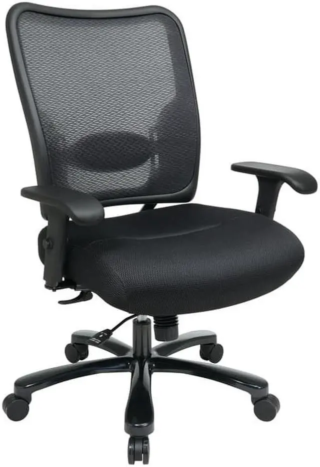 Alt view image 2 of 9 - 75-37A773Double Air Grid Back  Mesh Seat Ergonomic Chair
