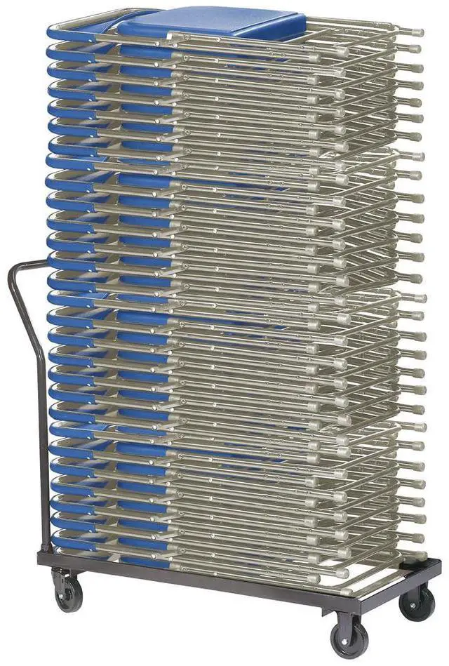 Alt view image 3 of 16 - NPS DY700800 Dolly For 800 Series Chairs - 1,100 lb Capacity - 40" x 19" x 35" - Brown