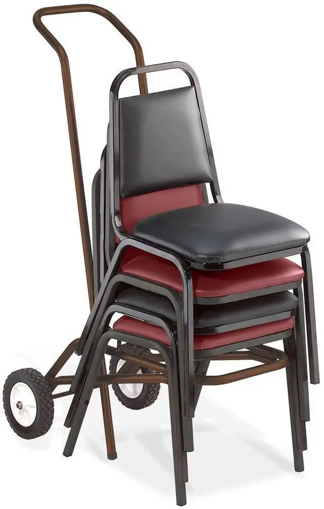 Alt view image 4 of 6 - NPS DY9000 Dolly For 9000 Series Chairs - 1,375 lb Capacity - 18" x 34" x 52 - Brown