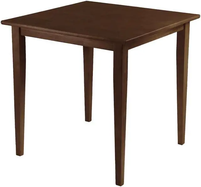 Main image of Groveland Square Dining Table, Shaker Leg, Antique Walnut Finish By Winsome Wood