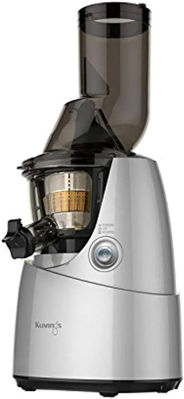 Alt view image 2 of 10 - kuvings bpafree whole slow juicer silver b6000s with sortbet maker, cleaning tool set, smart cap and recipe book