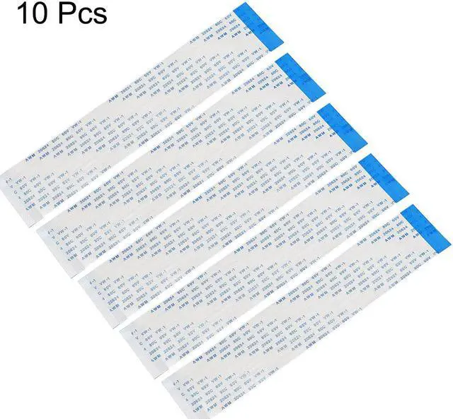 Alt view image 2 of 5 - Flexible Flat Cable, 60 Pins 0.5mm Pitch 150mm FPC FFC Flexible Ribbon Cable for LCD TV Car Audio DVD Player Laptop 10Pcs (B Type)