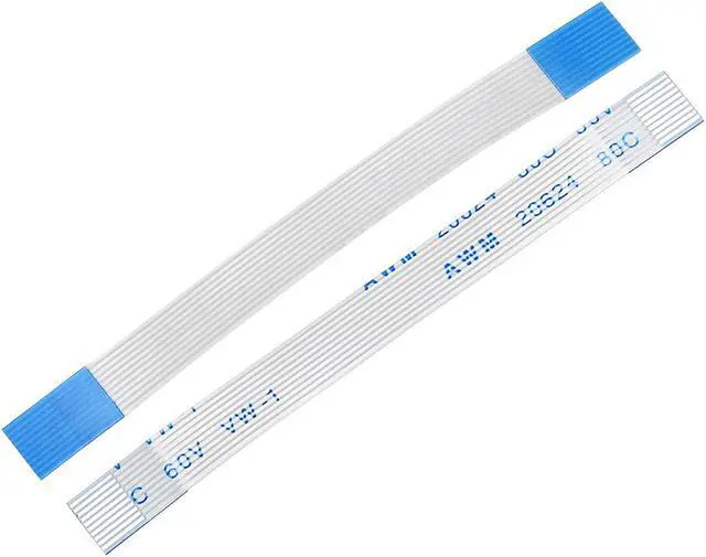 Main image of Flexible Flat Cable, 10 Pins 0.5mm Pitch 60mm FPC FFC Flexible Ribbon Cable for LCD TV Car Audio DVD Player Laptop 10Pcs (A Type)