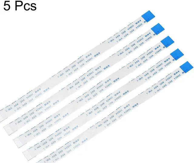 Alt view image 2 of 4 - Flexible Flat Cable, 16 Pins 0.5mm Pitch 150mm FPC FFC Flexible Ribbon Cable for LCD TV Car Audio DVD Player Laptop 5Pcs (B Type)