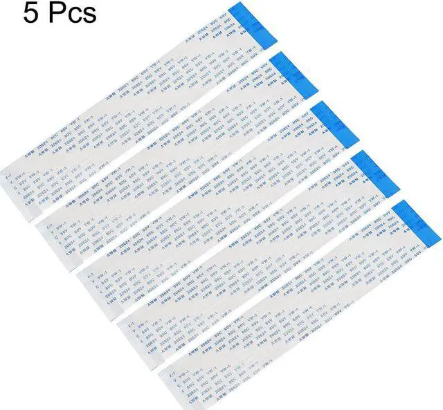 Alt view image 2 of 4 - Flexible Flat Cable, 60 Pins 0.5mm Pitch 150mm FPC FFC Flexible Ribbon Cable for LCD TV Car Audio DVD Player Laptop 5Pcs (B Type)