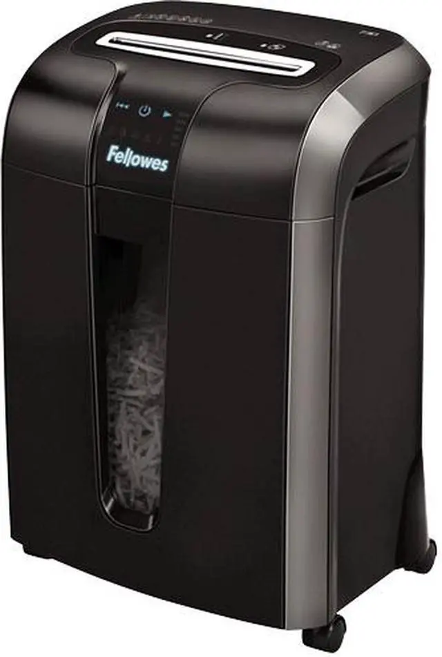 Alt view image 2 of 9 - Fellowes 4601001 Powershred 73Ci Light-Duty Cross-Cut Shredder