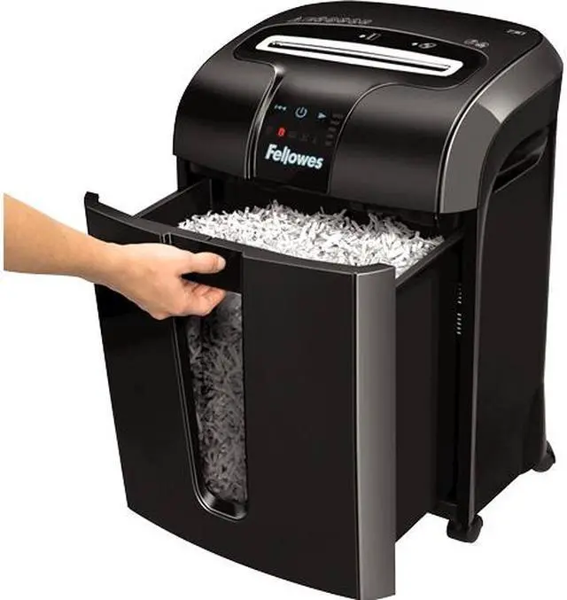 Alt view image 5 of 9 - Fellowes 4601001 Powershred 73Ci Light-Duty Cross-Cut Shredder