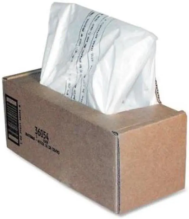 Alt view image 2 of 5 - Fellowes 36054 Waste Bags for 125 / 225 / 2250 Series Shredders - 1 Box (50 Bags)