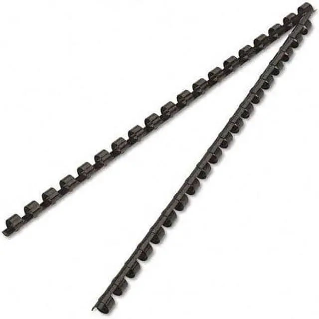 Alt view image 2 of 2 - Fellowes 52321 Plastic Comb Bindings 3/8 40-Sheet Capacity Black 25 per Pack