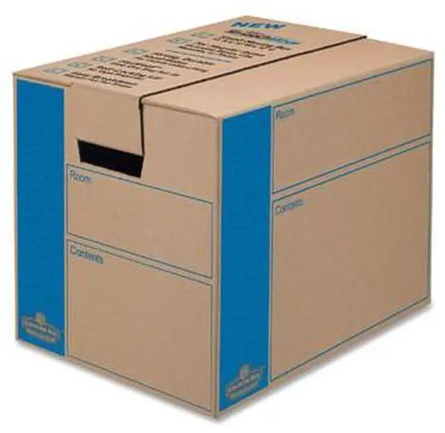 Alt view image 2 of 13 - Bankers Box 0062901 SmoothMove Moving Storage Box- Extra Strength- Large- 18w x 24d x 18h- Kraft