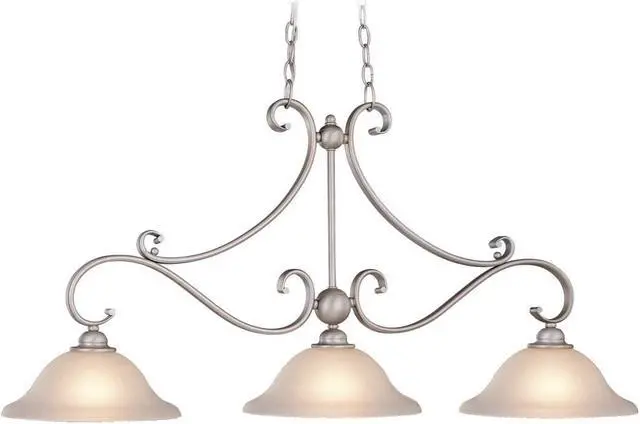 Alt view image 3 of 12 - Vaxcel Monrovia Kitchen Island in Brushed Nickel - PD35413BN