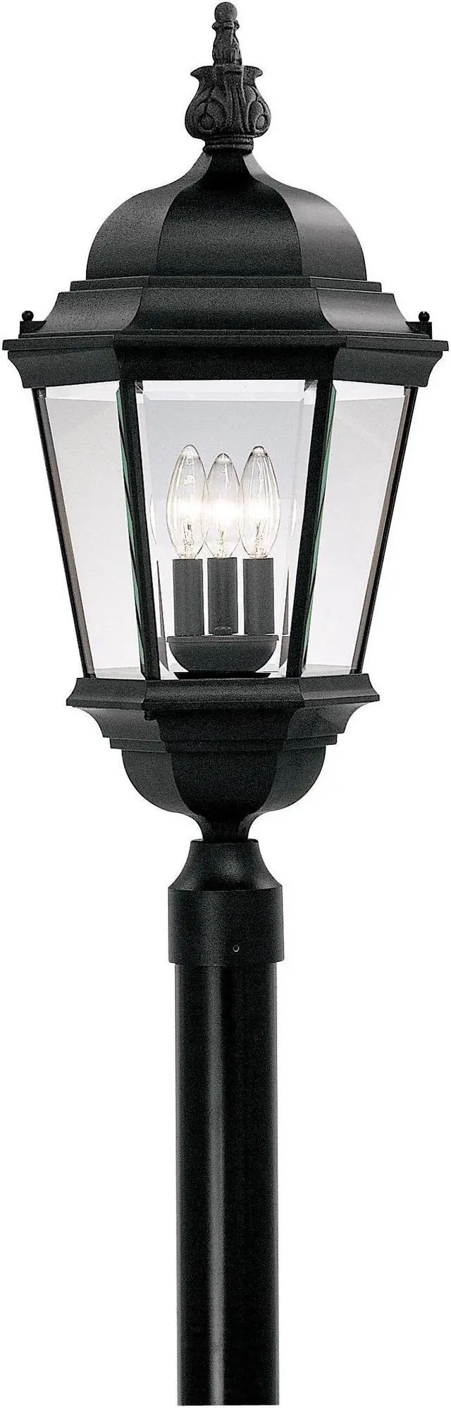 Alt view image 2 of 6 - Designers Fountain 2956-BK Post Lights, Outdoor Lighting, Black