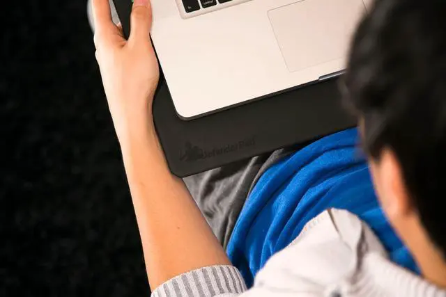 Alt view image 2 of 7 - DefenderPad Laptop Radiation & Heat Shield (Black)