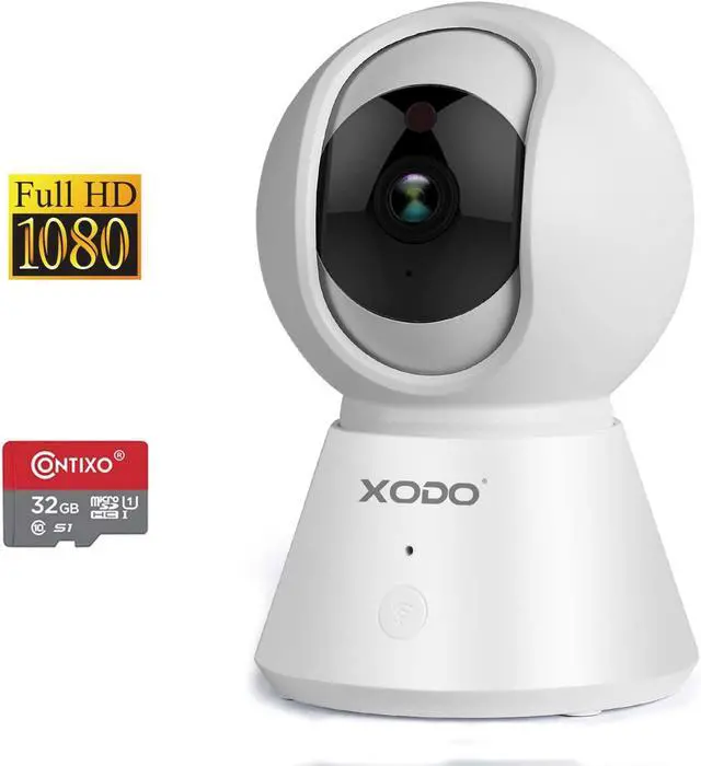 Main image of XODO E6 Wireless Security Camera - Full HD 1080P Home Security Camera Baby Monitor - Sound Detection - Video Playback - WiFi Home Indoor Camera for Dog/Pet/Nanny-Night Vision/2 Way Audio/Voice Control