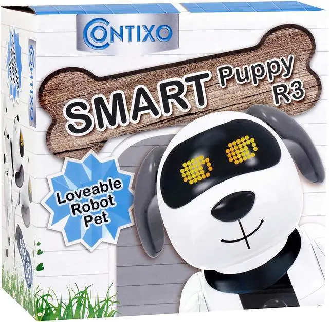 Alt view image 5 of 11 - Contixo R3 Robot Dog, Walking Pet Robot Toy, App Controlled Robots for Kids, Remote Control, Interactive Dance, Voice Commands, Bluetooth, Motion Sensor, RC Toy Dog