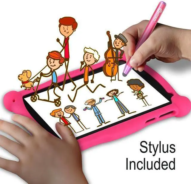 Alt view image 2 of 7 - Contixo Kids Tablet V10, 7-inch HD, Ages 3-7, Toddler Tablet with Camera, Parental Control, 32GB, Wi-Fi, Learning Tablet for Children with Teacher's Approved Apps, Kid-Proof Case & Stylus,  Pink