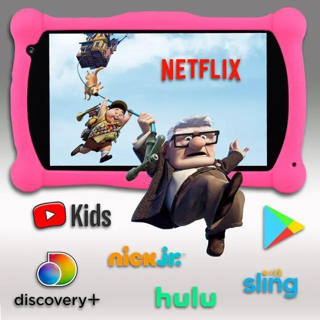 Alt view image 3 of 7 - Contixo Kids Tablet V10, 7-inch HD, Ages 3-7, Toddler Tablet with Camera, Parental Control, 32GB, Wi-Fi, Learning Tablet for Children with Teacher's Approved Apps, Kid-Proof Case & Stylus,  Pink