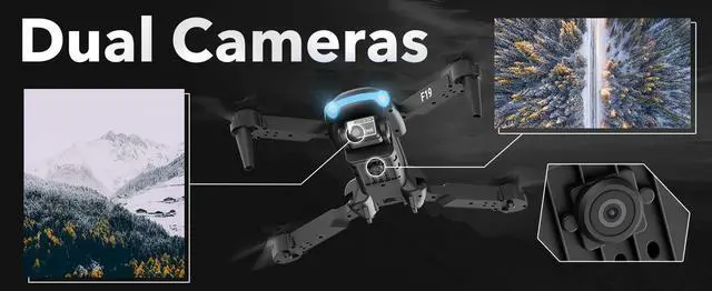 Alt view image 4 of 7 - Contixo F19 WiFi 1080P HD Camera FPV RC Quadcopter for Beginner, with 4 way Obstacle Avoidance, Follow Me, Waypoint Fly, Altitude Hold, Headless Mode, 3D Flip