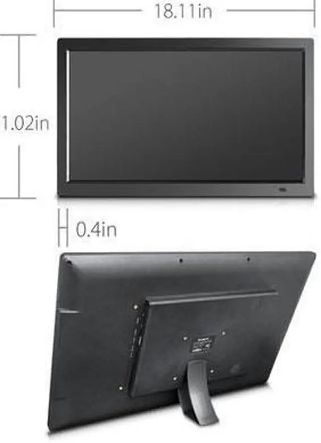 Alt view image 8 of 10 - 19" Smart WiFi Cloud Digital Photo Frame, free Cloud storage, real-time photos, Movie, Social Media, Browser, all apps