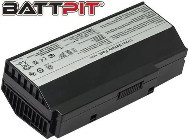 Main image of BattPit: Laptop Battery Replacement for Asus Automobili Lamborghini VX7SX, 07G016DH1875, 07G016HH1875, 70-NY81B1000Z, 90-NY81B1000Y, A42-G73, A43-G73 (14.8V 4400mAh 65Wh)