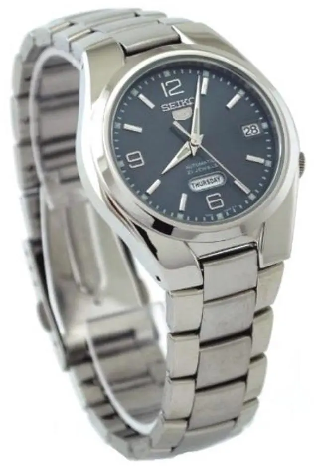 Alt view image 2 of 8 - SEIKO 5 SNK621 SNK621K1 Automatic 21 Jewels Gray Dial Stainless Steel Men Watch