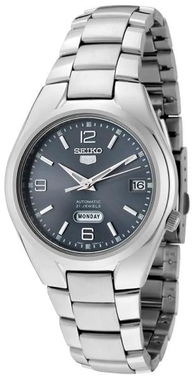 Main image of SEIKO 5 SNK621 SNK621K1 Automatic 21 Jewels Gray Dial Stainless Steel Men Watch