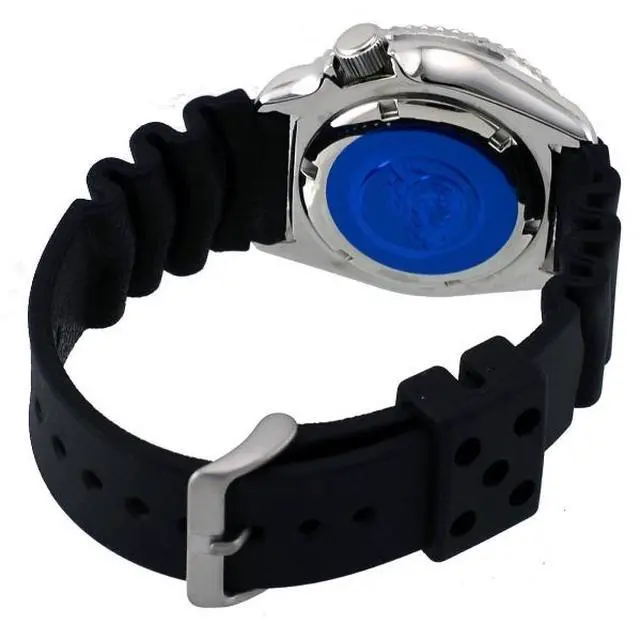 Alt view image 4 of 13 - Seiko Divers Automatic Black/Blue Dial Black Rubber Mens Watch SKX009J1