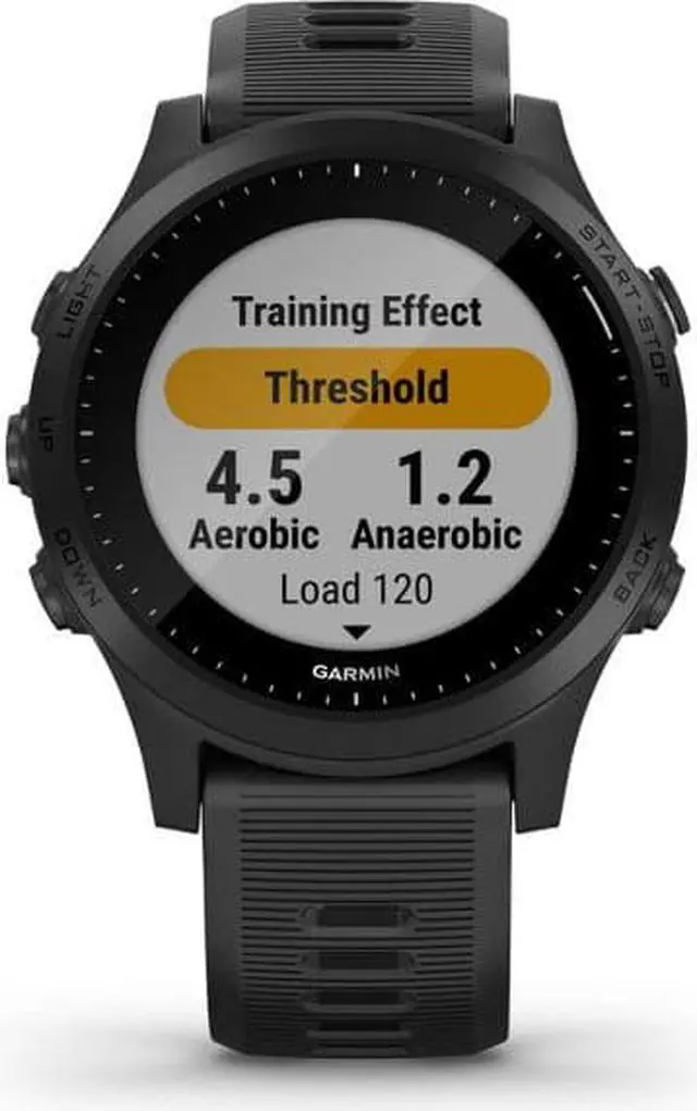 Alt view image 3 of 14 - Garmin Forerunner 945 Music Premium GPS Running / Triathlon Smartwatch - Black
