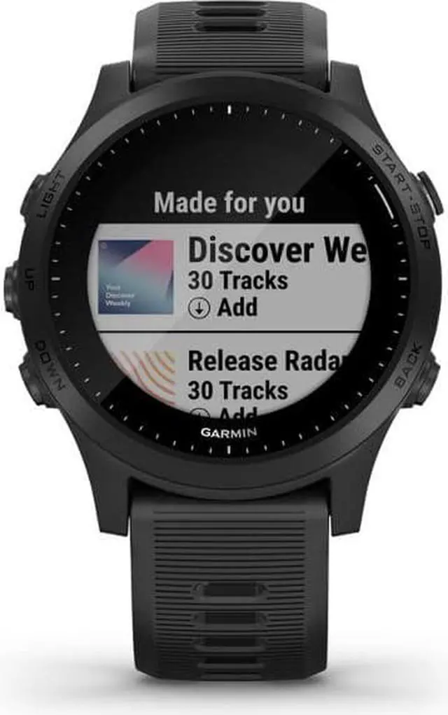 Alt view image 2 of 14 - Garmin Forerunner 945 Music Premium GPS Running / Triathlon Smartwatch - Black