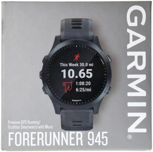 Main image of Garmin Forerunner 945 Music Premium GPS Running / Triathlon Smartwatch - Black
