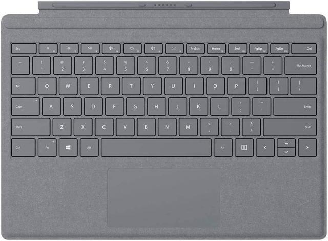 Main image of Microsoft Surface Pro Signature Type Cover (FFQ-00141) Alcantara Light Charcoal