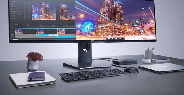 Alt view image 2 of 11 - Dell Thunderbolt Dock WD19TBS (with 130W Power Delivery) No 3.5mm ports, USB-C, Thunderbolt 3, HDMI, Dual DisplayPort, Black